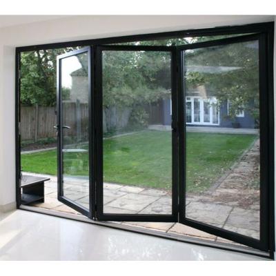 China Thermal Insulation Blh-80  Popular Design Exterior Folding Door Hardware Classroom Partition Folding Doors Plastic  Pvc Sliding Doors For Home for sale