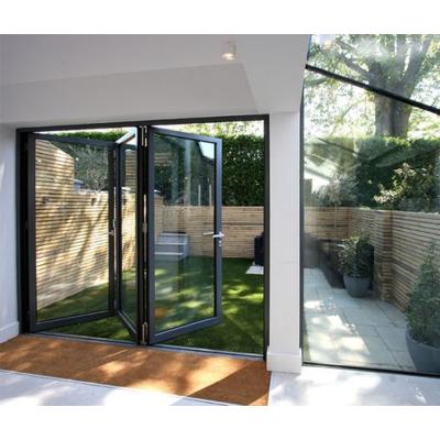 China Thermal Insulation Blh-84 Chinese Supplier Aluminium Bi-Fold Doors Soundproof Folding Doors Folding Doors Lowes For Kitchen for sale