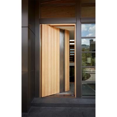 China Waterproof Blh-34 Chinese Supplier Wrought Iron Entry Door Fiberglass Exterior Doors Pivot Doors Modern For Home for sale