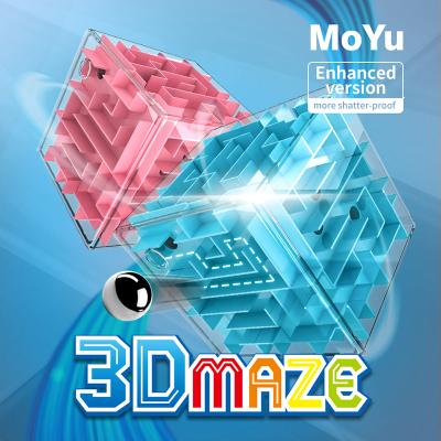 China Super Top Toys MOYU Kid's Educational Smart 3D Cube Maze Height 6cm Toy Augmented Version for sale