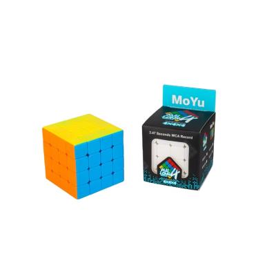 China DIY TOY MoYu Meilong Macaron 4*4*4 Puzzle Magic Cube for Practice Toys Christmas Thinking Toy Speed for sale