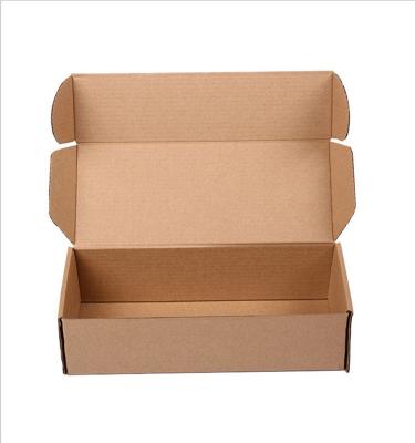 China Recycled Materials E-groove Corrugated Material Custom Shipping Boxes For Garments for sale