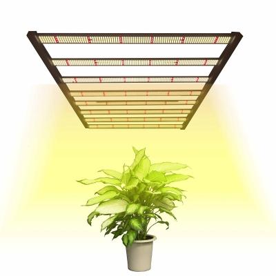 China High PPF 12 Bars 720w VEG+BLOOM+COB led grow lights full spectrum lm301b IR dimmable UV KUNSIND switch grow lights for indoor plants for sale