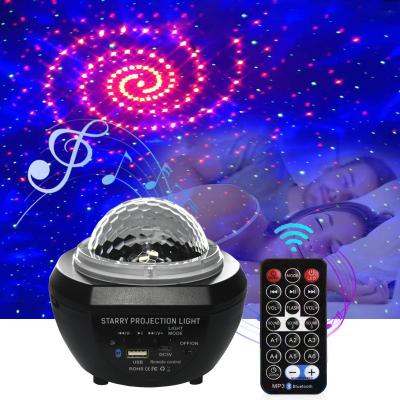 China 3D 7 Colors Laser Star Flashing Projector with Built-in Timer and Remote Multicolor RGB LED Nebula Cloud for Bedroom Night Light Home Theater Play for sale