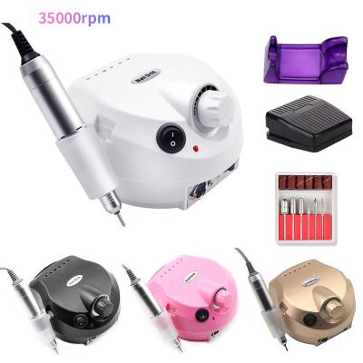 China ABS+Metal Professional 35000rpm Electric Nail Drill Machine Manicure 20W Portable Nail Salon Tools for sale