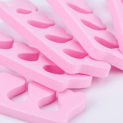 China 50pcs Premium Toe Nail Art Pink Toes Separators Fingers Pay Sponge Soft Gel UV Beauty Tools for sale