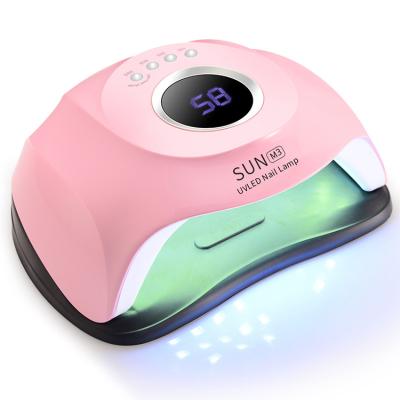 China Art Salon +home 180W 45 LED Sun M3 LED Nail Lamp Portable UV Gel Dryer Nail Light Lamp for sale