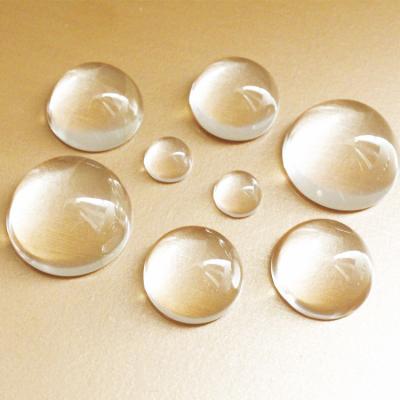 China Eco Friendly Custom Round Clear Glass Cabochon 25mm clear glass for photos/picture dome magnifying cabochon for sale