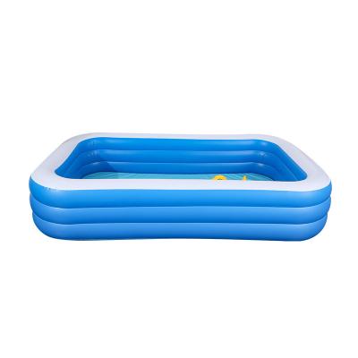 China Largest PVC Rectangular Inflatable Outdoor Ground Swimming Pool for sale