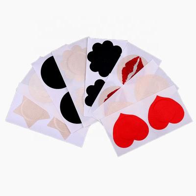 China Antibacterial Fashionable Nipple Covers Disposable Breast Paste Breathable Invisible Nipple Covers Sticky for sale