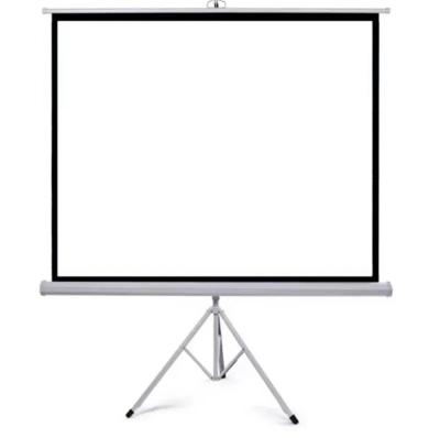 China Tripod Manufacturers simple projector tripod stand screen 100 120 inch outdoor portable HD projector screen for sale