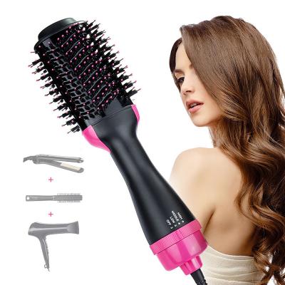 China New Design Ionic Hand 3 in 1 Airbrush One Smart Hot Airbrush One Stage Negative Ion Volumizer Volumizer Hair Comb Dryer Mini Smart Hot Stage Hair Dryer for sale