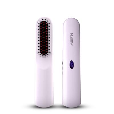 China Tymo Nano Ionic Passionate Ring Hair Straightener Brush 2020 Nuevos 2020 Productos Hair Straightener Hair Brush Mini Nano Ionic Passionate Ring Hair Straightener Brush for sale