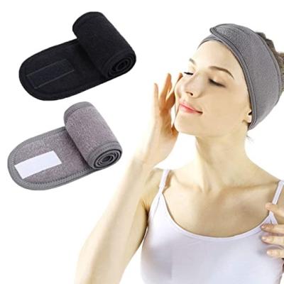 China Best Selling Turban Headband Hair Removal Products Spa Shower Headband Simple Hair Band Elastic Headband for Women and Men Home Use for sale