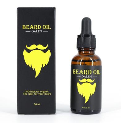 China Moisturizing Amazon Hot Seller Men Care Beard Kit 30ML Essence Hair Tonic Grooming Gentlemen Bear Customize Natural Ingredients Beard Oil Men for sale