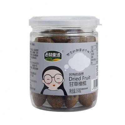 China Factory direct sales 250g dry freeze preserved dried fruit plum licorice salted olives for sale