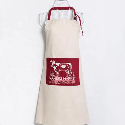 China Other sublimation kitchen textile child waterproof wholesale cheap canvas waist cotton apron for cafe for sale