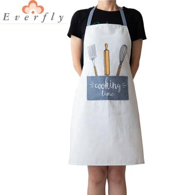 China Wholesale Heat Proof Bib Heat Proof Chef Waiter Kitchen Polyester Cotton Apron Protective Kitchen For Cafe Custom Logo for sale