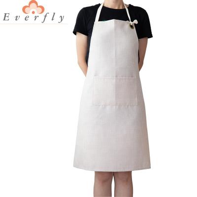 China Wholesale Women Fashion Woman Waiter Chef Kitchen Cooking Polyester Apron With Logo for sale