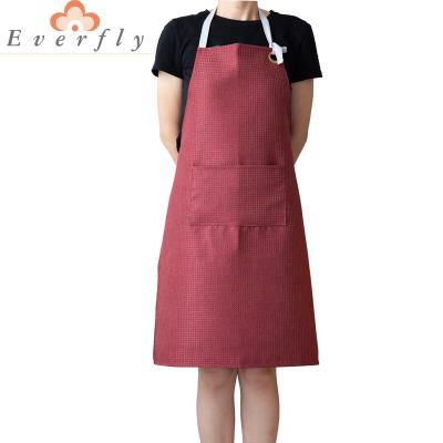 China Wholesale Adult Kitchen Server Bib Polyester Cooking Apron For Woman for sale