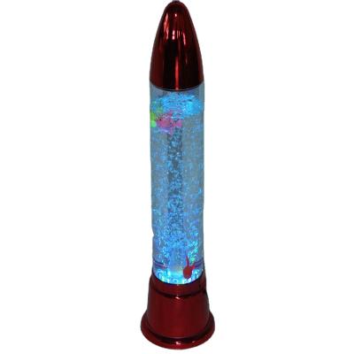 China Hotel G17-1 Chuanghui Acrylic Led Colorful Wedding Bubble Tube Lamp for sale