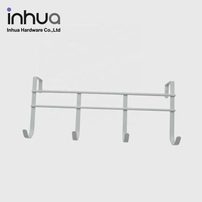 China Bathroom Metal Hook Wall Mounted Hook Hanger Sustainable Hook White Color for sale