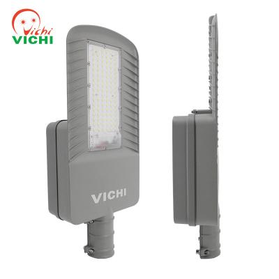 China Vichi 100w ip65 Municipal Waterproof Solar Timer Automatic Infrared Sensor Street Lights Outdoor Solar Roads Street Light for sale