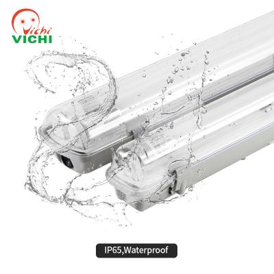 China MALL SUPERMARKET RESIDENTIAL OFFICE Vichi ip65 1200mm triproof industrial linear batten led light for warehouse for sale