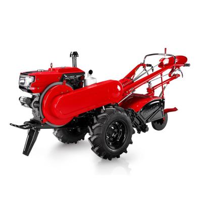 China Ariculture Axle Two Wheel Hand Held 15HP Single Walking Tractor for sale