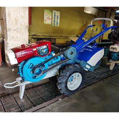 China Farms Cultivate Small Agricultural Two Wheel Diesel Engine Hand Walking Tractor for sale