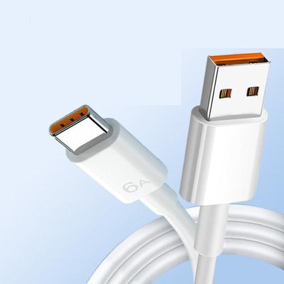 China MP3/MP4 Player 6A USB Type C Cable 5A Quick Charge 3.0 For Huawei USB-C Wire Cord Charger Fast Charging Type-c Usb c Data for sale