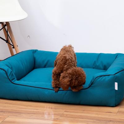 China Hand Wash Soothing Dog Beds for Small Medium Large Dogs Around Washable Dog Bed, Anti-Slip Faux Fur Fluffy Cat Cat Bed for sale