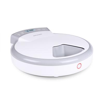 China Smart 5 Auto Meal Automatic Pet Feeder Audio Automatic Dog Cat Food Dispenser for sale