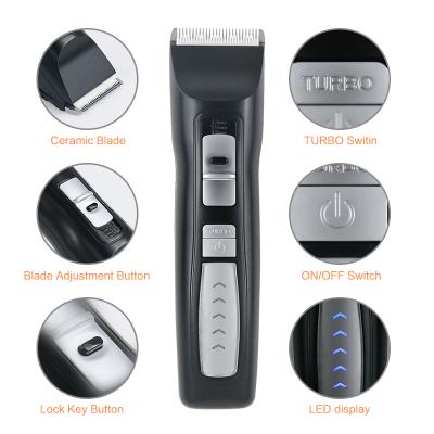 China Viable Dog Shaver High Power Clippers Pet Grooming Tool Low Noise Rechargeable Cordless Dog Hair Trimmer for sale