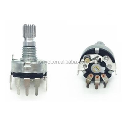 China High quality rotary 17mm potentiometer with switch B10K RV17112NS-KQ15 for sale