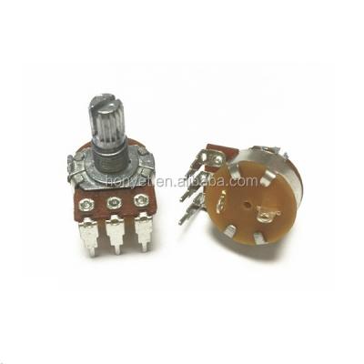 China 16mm mini rotary potentiometer with switch RV16196NS B1k for sale