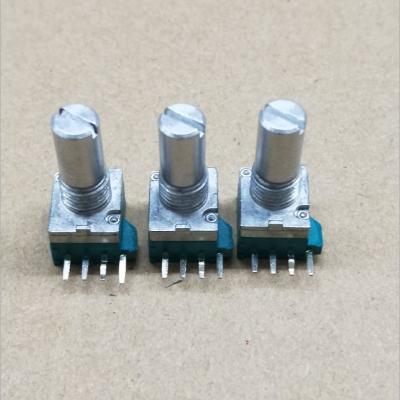 China 4 pin with central detent and central tap rotary potentiometer b503 RV9110RO-SB15A1.5-B503-100 for sale