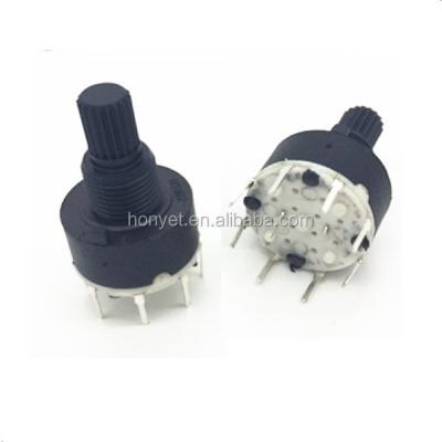 China 2P4T 4 position musical instruments rotary switch for sale