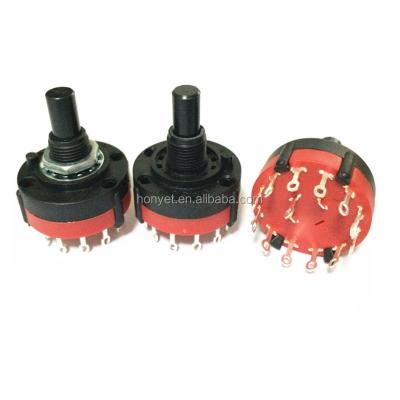 China Mustical Instruments 26mm Alpha Band 12position Rotary Switch for sale