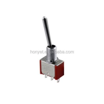 China SPST ON-OFF-ON 3 Way Long Spring Return Miniature Switches for sale