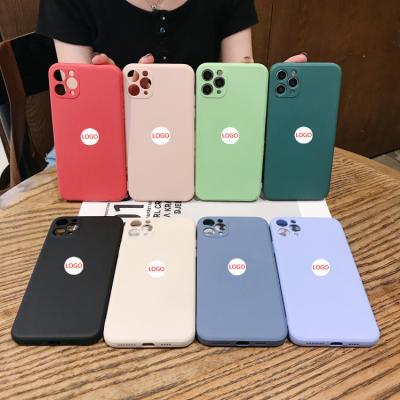 China Custom Logo Shockproof Phone Bags Silicone Waterproof Cases Shockproof Cell Phone Cover for apple iphone 6 7 8 xs 11 pro max xr x 12 13 phone cases for sale