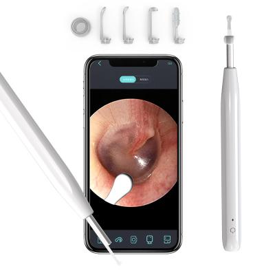 China ABS+Stainless Steel Otoscope Ear Wax Removal Tool 1080P HD WiFi Wireless Ear Endoscope With LED Light 3.5mm Visual Ear Scope Camera for sale