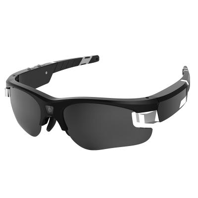 China Wide Angle Sports Sunglasses HD 1080P Sports Eye Glasses Camera Sunglasses With 8 Mega Pixel for sale