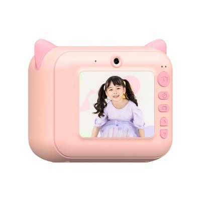 China Portable Children Camera Toy Camera Selfie 1080P Digital Built-in LED Flashlight 2.4 Inch Children With Thermal Printer for sale