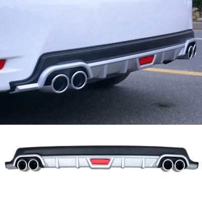 China Directly Make Diffuser Exhaust Tip Rear Bumper Lip For Toyota Corolla 2014-2018 for sale