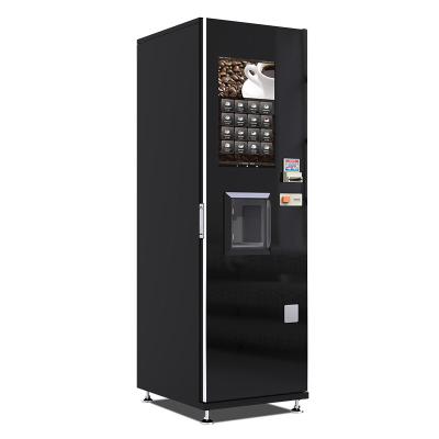 China Large Display Screen Hot/Cold Coffee Vending Machine 12 Ounce Hot/Cold Drinks for sale