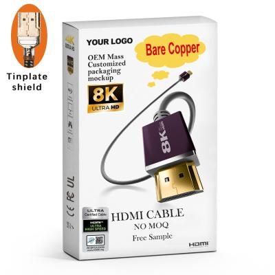 China COMPUTER High Grade Ultra HD 4k 5mt 10m 2.1 Shielded 8k 120hz 48gbps 18gbps 2.0 HDMI Cable for sale