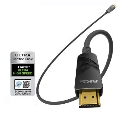 China High Quality 8K UHD COMPUTER Gold Plated With Mhl Adapter HDMI 2.1 Display Kabel HDMI To HDMI Small Length Cable for sale