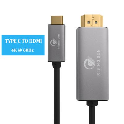 China Hot Selling Ultra High Speed ​​4k HD COMPUTER Data Cord For PS2 High Speed ​​Hdmi Converter Male Connectors Aux 2.0 USB C To Hdmi 4K Cable for sale