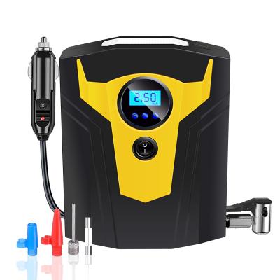 China Hot sale 12v light 3617 emergency bicycle tire inflator car screen compressor hot digital tire inflators 19mm aotomatically for sale